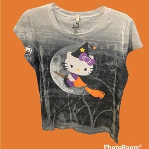 Hello Kitty short sleeve, scoop neck Halloween t shirt